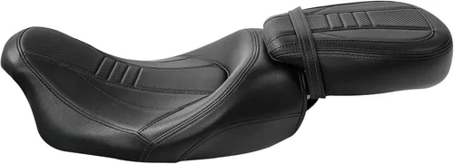Vista 8 de TCT-MT Asiento de cuero de conductor y pasajero para Harley Street Glide Road King 2009-2019; Road Glide CVO Street Glide 2015-2019;Street Glide