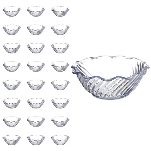 Vista 12 de Carlisle FoodService Products Plato de postre de plástico, 5 onzas, transparente (paquete de 24)
