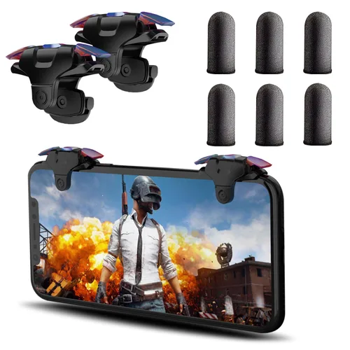 Vista 7 de GOFOYO CK3 Disparadores móviles, controlador de juegos móvil, disparador de juego para PUBG/Fortnite/Call of Duty, controlador sensible al tirador