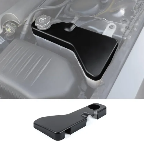 Vista 8 de JWWY Cubierta para compartimento del motor del tanque de refrigerante Challenger para Dodge Challenger Charger Chrysler 300c Accesorios 2011-2025+
