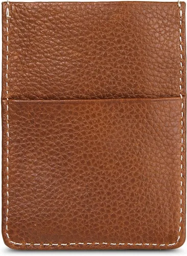 Vista 2 de Eddie Bauer Men's Rugged Leather Bifold Wallet Money Clip RFID Protection ID Window Genuine Leather EDC