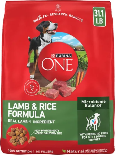 Vista 13 de Purina ONE Comida seca para perros con fórmula de pollo y arroz, bolsa de 31.1 libras