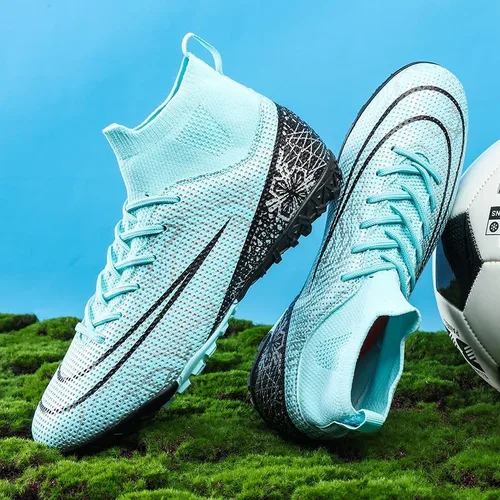 Vista 6 de HaloTeam Zapatos de fútbol para hombre, botas de fútbol para hombre, botas de fútbol de césped para entrenamiento profesional al aire libre