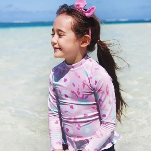 Vista 5 de Jojobaby Traje de baño de dos piezas con protección solar UPF 50+ para bebésniñas