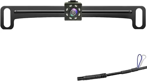 Vista 16 de Cámara HD de respaldo para visión trasera, placa de matrícula de visión nocturna, impermeable, compatible con radio de coche Sony XAV-AX150