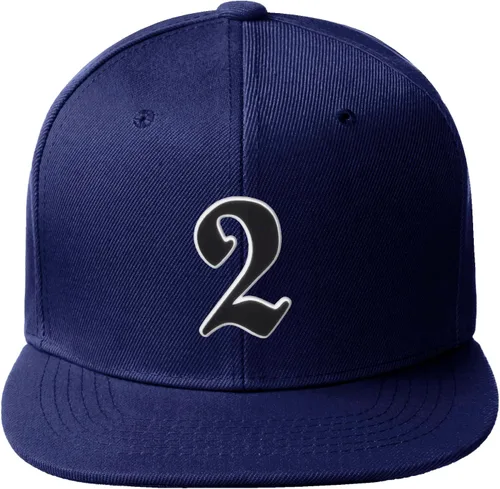 Vista 329 de Daxton Gorra clásica con visera de billete plano con letras del alfabeto inglés antiguo de la A a la Z
