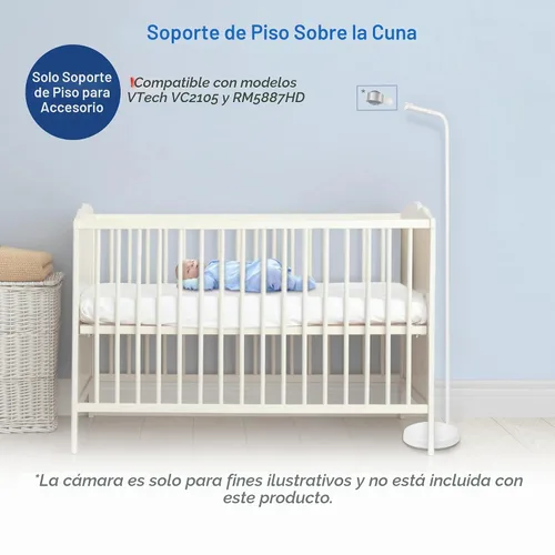 Vista 6 de VTech VC2610 Accesorio de soporte de piso para monitores de bebé sobre la cuna VC2105 y RM5887HD
