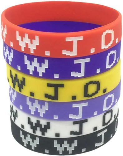 Vista 21 de Long tiantian WWJD - Pulsera con texto en inglés «What Would Jesus Do», pulseras WWJD para mujeres, pulseras W.W.J.D para hombres, joyería