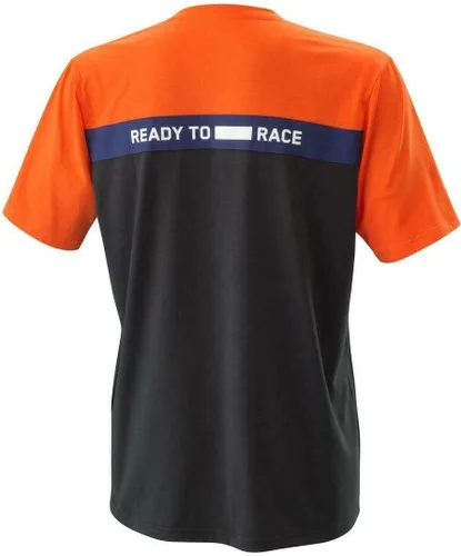 Vista 2 de KTM Camiseta Mecánica (XL) Naranja/Negro, Naranja/ negro