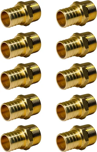 Vista 24 de XFITTING 1 pulgada Pex x 1 pulgada Adaptador Femenino NPT, 23-4-3=2X, 2 Piezas