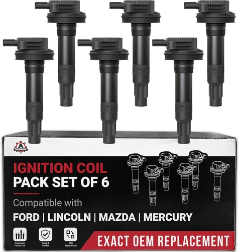 Vista 6 de Juego de 4 bobinas de encendido compatibles con vehículos Nissan e Infiniti - 2007-2017 Altima 2.5L, Sentra, Rogue, Cube, Versa, QX60, FX50, M56