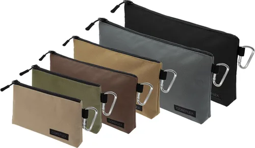Vista 11 de COREFLEX Bolsa de herramientas premium con cremallera, bolsa de herramientas pequeña, bolsa de almacenamiento multiusos, bolsa de herramientas