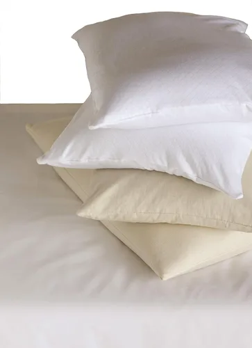 Vista 6 de Bucky Natural Bedding Collection, funda de almohada Travel Duo, 14 x 11 pulgadas, color blanco
