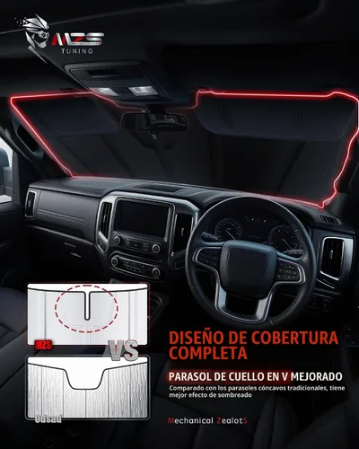 Vista 5 de MZS Windshield Sun Shade Compatible with CRV 2023-2026