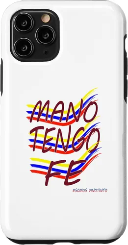 Vista 28 de Venezuela Mano Tengo Fe Vinotinto Camiseta para Mujeres Hombres Funda para iPhone 17
