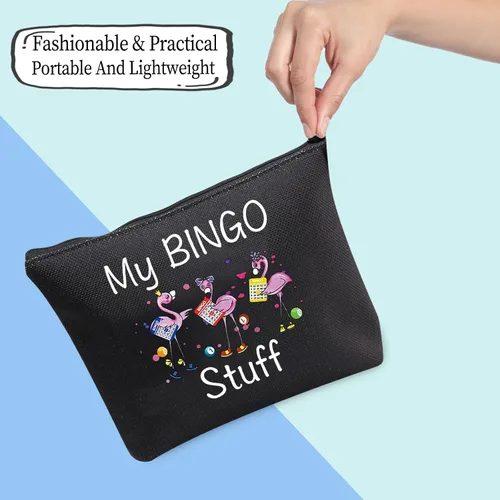 Vista 5 de JXGZSO Divertido B Lover Regalo Jugador Regalo Mi B Cosmético B Cosmético B Bolsa De Maquillaje B Regalo Jugador, negro ( B Black )