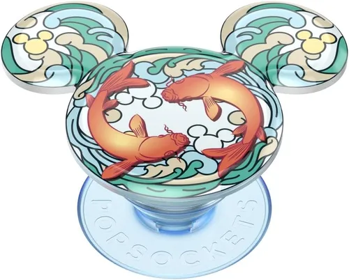 Vista 26 de PopSockets Agarre adhesivo para teléfono, soporte, soporte para teléfono, Disney - Mickey Cobweb