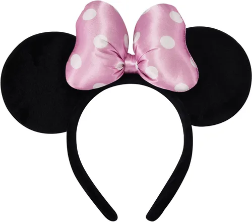 Vista 11 de ODOCARE Handmade Mouse Ears Headband for Women and Ladies, Polka Dot Bow Mini Ears Costume Accessories