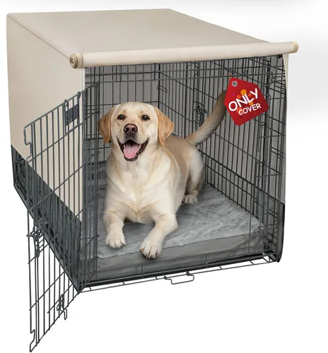 Vista 13 de Explore Land Funda transpirable para jaula de perro, ventilación de malla de 4 lados, funda básica para perrera para mascotas, todos los lados