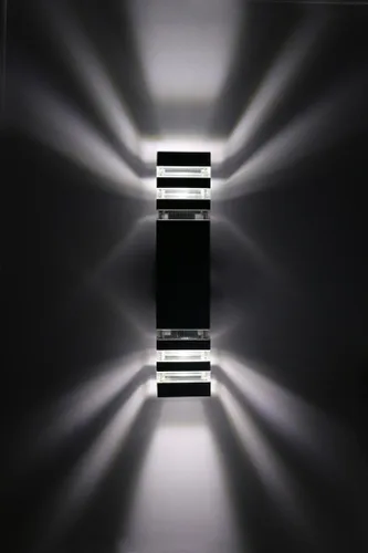 Vista 7 de 6W LED al aire libre impermeable montado en la pared luz E27 bulbo arriba/abajo lámpara accesorio blanco puro Color de la fuente de luz: blanco puro