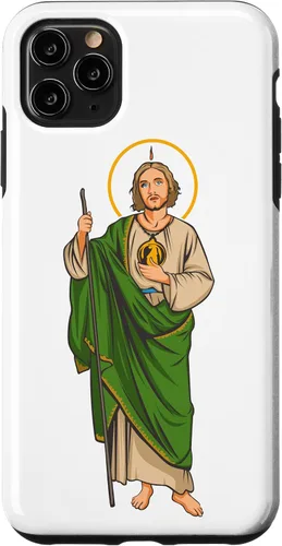 Vista 13 de Funda para iPhone 16 San Judas Tadeo. Santo De Las Causas Difícil