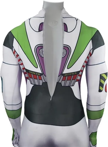 Vista 7 de Buzz Lightyear - Disfraz de cosplay para mujeres, niñas y hombres, traje de anime para Halloween