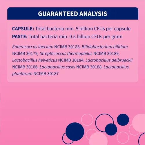 Vista 9 de Nutramax Probióticos proviables para perros y gatos pequeños, kit de apoyo para la diarrea, suplemento de salud digestiva con múltiples cepas