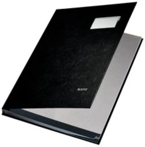 Vista 5 de Leitz 57000195 Libro de firma expandible con 20 separadores de tarjetas, A4, negro, 57000095