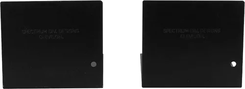 Vista 5 de Spectrum Diversified Sujetalibros rectangulares, grande, negro