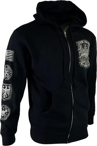 Vista 4 de Xtreme Couture by Affliction - Sudadera con capucha con cremallera para hombre