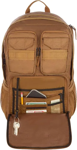 Vista 8 de Eddie Bauer Mochila táctica de carga Aventura Resistente Exterior Resistente al agua Poliéster 600D, Bronce antiguo, 30 L