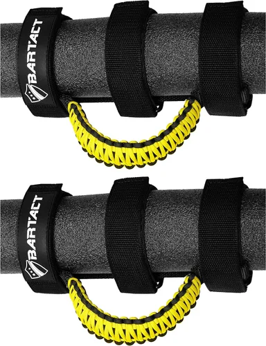 Vista 16 de Bartact Asas de Agarre para Barra Antivuelco Jeep Wrangler JL, JK, TJ, YJ y Jeep Gladiator 1955–2023 Hebilla de Metal Mejorada, Asas de Agarre