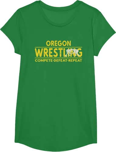 Vista 52 de Oregon Wrestling - Camiseta para competir, derrota, repetir