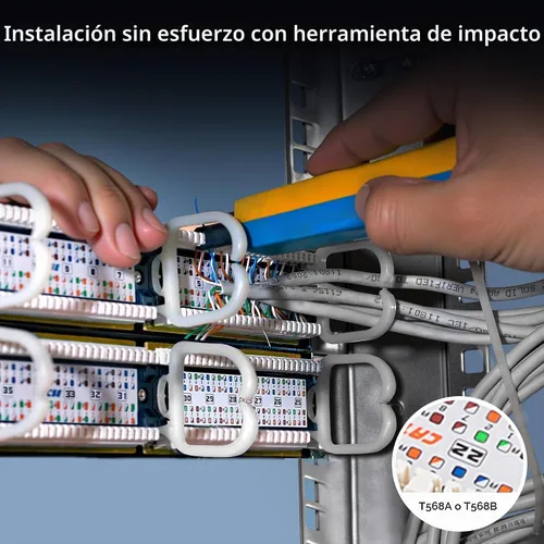 Vista 4 de Cable Matters [Listado UL] Panel de conexiones Cat6 de 48 puertos y 10 Gbps