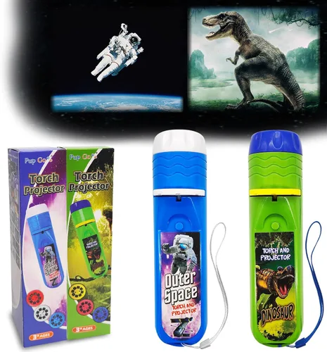 Vista 17 de Pup Go Linterna proyector de animales para niños a partir de 3 años, 3 discos 24 imágenes, juguetes de animales de safari para niños y niñas