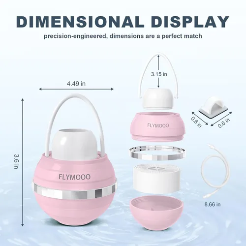 Vista 4 de FLYMOOO Filtro de baño para bañera, filtro de agua para grifo de bañera con 8 etapas y 2,500 galones de filtración para reducir los contaminantes