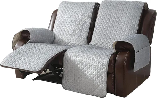 Vista 14 de Fundas de terciopelo reclinables antideslizantes, impermeables, grandes para sillas reclinables, para sillas de cuero, funda de sofá reclinable