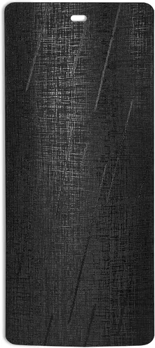 Vista 3 de DALIX Lamas de textura vertical negra sedosa tamaño de ventana 46.5 cantidad 5