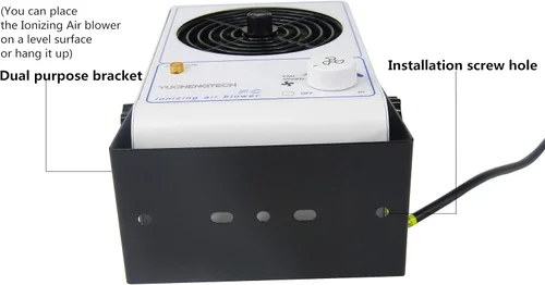 Vista 5 de YUCHENGTECH Ionizador antiestático del eliminador estático de la descarga electro del ventilador del ventilador de aire ionizante (220V)