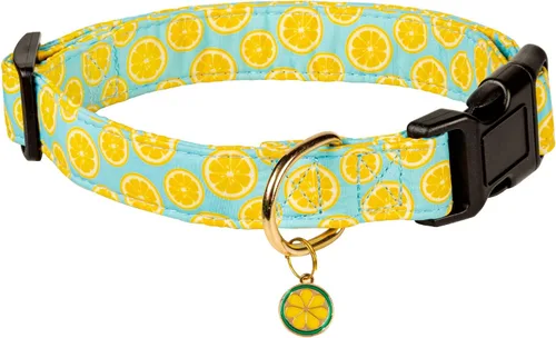 Vista 12 de PREHAI Collar de Algodón Lindo para Perros Pequeños, Medianos y Grandes, Diseño Especial Collar Amarillo Lindo de Abeja para Perros Chicos y Niñas