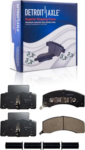 Vista 23 de Detroit Axle - Kit de freno delantero para Ford F-150 2010-2011, Ford Expedition Lincoln Navigator 2010-2021, repuesto de pastillas de freno