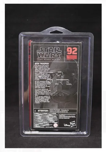 Vista 3 de Protech SSSTAR - Funda de almacenamiento / exhibición de Star Wars Black Series o figuras de tamaño estándar de 6 pulgadas en embalaje rojo