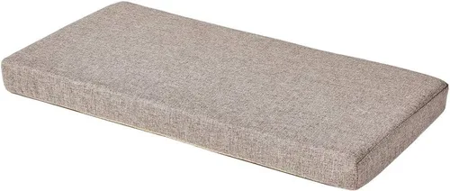 Vista 23 de SAMTY - Cojines de espuma viscoelástica para banco y silla, con respaldo de goma antideslizante, para interiores, para columpio/sofá, 32 x 12