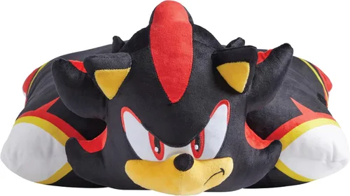 Vista 2 de Pillow Pets Sonic Shadow the Hedgehog, juguete de peluche de 16 pulgadas