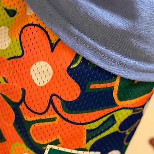 Vista 6 de Pantalones cortos de moda para hombres y mujeres de malla de secado rápido cintura elástica pantalones cortos casuales pantalones deportivos de playa