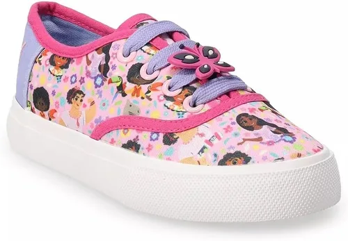 Vista 4 de Tenis con cordones para niñas pequeñas Encanto con licencia oficial de Disney