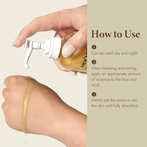 Vista 7 de BIOCHEM Golden Placenta Ultra Essence - Suero facial de placenta con lámina dorada, antienvejecimiento, hidratante, reafirmante, arrugas, líneas