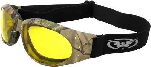 Vista 13 de Global Vision Eliminator Gafas Acolchadas para Motocicleta de Dirt Bike para Hombres y Mujeres (Marco Negro/Lente Ahumado)