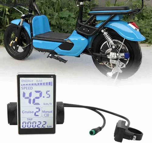 Vista 4 de ZJchao Velocímetro de bicicleta, IPX5 ABS Ciclismo Computadora MPH Tracking, 0.874-1.252 in Monturas para E-Bikes, Scooters Bicicletas de carretera