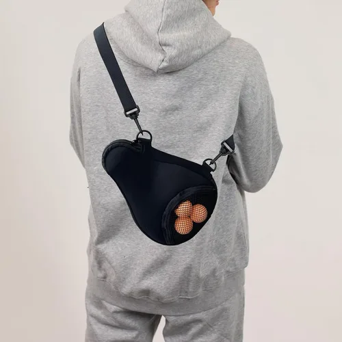 Vista 7 de Funda para raqueta de tenis de mesa, bolsa de transporte de ping-pong, funda protectora de pala de ping pong, funda protectora de pala de ping pong